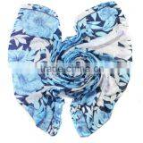Floral Printing Cute Popular Polyester Viscose Infinity Scarf thumbnail-3