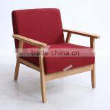 High Quality Wooden Fabric Sofa Chair, Comfortable Chair thumbnail-2