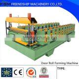 Metal Door Sheet Roll Forming Machine With 10 Forming Rollers