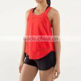 Wholesale 95% Cotton 5% Spandex Red Sexy Ladies Tanktop thumbnail-3