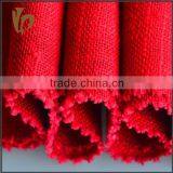 New Products Wholesale Dark Red Recycled Heavy Linen Cotton Fabric for Coat thumbnail-6