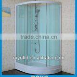 Cheap Simple Tempered Glass With Sliding Door Shower CabinY525(left) thumbnail-1