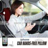 Promotion! Best Selling Items!Car Handsfree Pillow Iphone Special /Car Neck functional Pillow Unique Idea Gift CE ROHS ISO