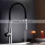 High Quality Single Hole Pull up Brass Faucet Kitchen Faucet Mixer thumbnail-1