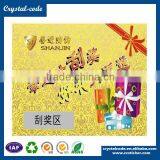 Removable Printed Seal Label Anti-fake Scratch off Label