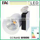 White and Black High CRI Double Heads 60d Rotatable Dimmable Led Track Light