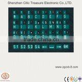 Printing Letter Keypad Backlight Touch Button