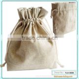 Eco-friendly jute drawstring bag