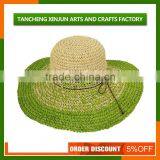 Beautiful Beach Baraid Paper Wide Straw Hat thumbnail-3