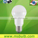 plastic bulb a60 e27 white cover 7w 2835 36smd Mingshuai factory in haining zhejiang china