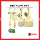 Factory Supply High Quality White or Black Pig Bristle Wall Cleaning Paint Brushes, Decorative Wooden Brushes Hand Tools thumbnail-4