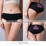 Wholesale cotton young lady underwear panty with letters printing