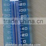 Transparent Blue Thermometer, Waterproof Jumbo Easy Read Water Thermometer Card w/ String P1507