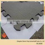 Best Quality Sound Insulation Rubber Flooring for Fitness Room 1mx1mx15mm Rubber Flooring for Gym thumbnail-4