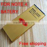 Hot sell Golden Replacement Battery EB-BN910BBE for Samsung GALAXY note4 SM-N9100 N9109W battery