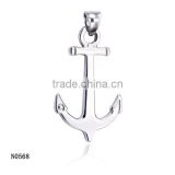 hot selling cheap price cross anchor stainless steel jewelry pendant necklace