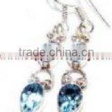 Indian Black Onyx & Pearl Silver 925 Sterling Jewellery Gold Necklace Turquoise Gemstone Jewelry Earrings thumbnail-1