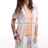 15SHT3122 Linen Knit Beach Cover up
