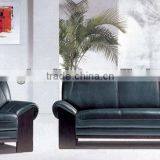 FA 8004 Solid Wood Arms Office Sofa thumbnail-1