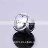 T007 Solid 925 Sterling Silver Engraving Wholesale Faith Hope Love Charms thumbnail-2