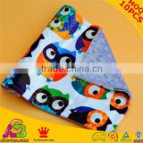 100% polyester fashion design China product skin friendly monogrammed burp cloths