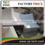Clear PVC 12x12m High Peak Opened Pagoda Tent in White With White Ceiling Lining for 100 People Wedding Party thumbnail-5
