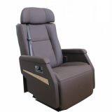 Electric RV seat with recliner for luxury car