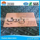 Customized Rose Gold Background Metal Club Mebership Card thumbnail-3