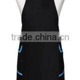 Adjustable Neck Strap Black Bib Apron for Waiter thumbnail-6