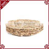 Eco-friendly Natural Straw Woven Home or Restaurant Food Used Serving Platter thumbnail-4