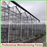 Agriculture Farm 10.8m Multi-span Commerical Greenhouse Glass With Hydroponic System thumbnail-2