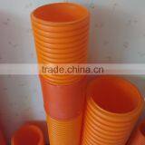 DN 110mm Orange Electrical Flexible Corrugated Conduit Modified PP Pipe MPP Pipe thumbnail-3