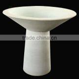 White Pedestal Sandstone Basins in Modern Design thumbnail-1