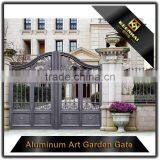 Exterior Powder Coated Aluminum Garden Gate Design for Security thumbnail-4