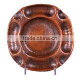 Big Weathered Hammered Copper Bowl thumbnail-1