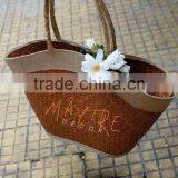 High Quality Best Selling Sea Grass Shopping Bag WITH HANDLE From Vietnam thumbnail-1