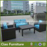 PE Rattan Garden Sofa Set Outdoor Comfortable Patio Sofa Set thumbnail-5