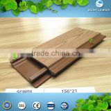 Outdoor composite wood Embossed wpc wall panel for decking plank
