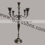 Church Black Candelabra & Wholesale Wedding Black Candelabra thumbnail-1