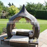 2016 New Peach Shape Rattan/wicker Daybed WYHS-D056, Wicker Furniture/Garden Patio Furniture/outdoor Furniture. thumbnail-3