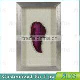 1Pc Customized 3D Shadow Box Wall Art With Color Natural Agate Stone thumbnail-2