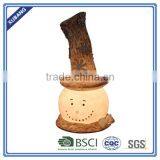 Chinese Low Price High Quality New Design Artificial Hand Craft Christmas Snowman Lamp Outdoor thumbnail-1
