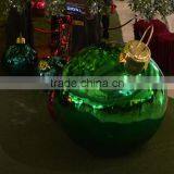 Giant Fiberglass Shiny Christmas Ball Decoration thumbnail-5