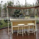 Rattam Patio Bar Furniture With Canopy For Sale thumbnail-4