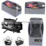 Eco Friendly Custom Logo Multi Function Handmade Non Woven Felt Storage Basket thumbnail-1