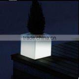 LED Large Garden Flower Pots Blue /led Garden Marble Flower Pot Solar Flower Pot Light for Outdoor thumbnail-4