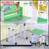 Cheap Kids Study Table Design School Student Desk Chair thumbnail-3