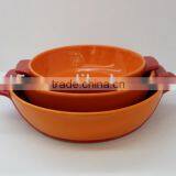 Colorful Round Wholesale Ceramic Bakeware Sets thumbnail-1