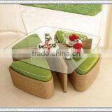 Rattan Style Garden Furniture Wicker Dining Set AY1130 thumbnail-1