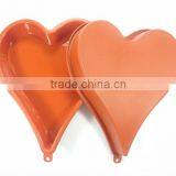 Silicone Baking Pan Fancy Cake Decorations Silicone Heart Shaped Mold